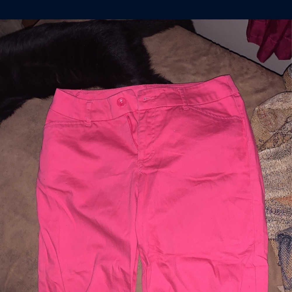 Pink jeans